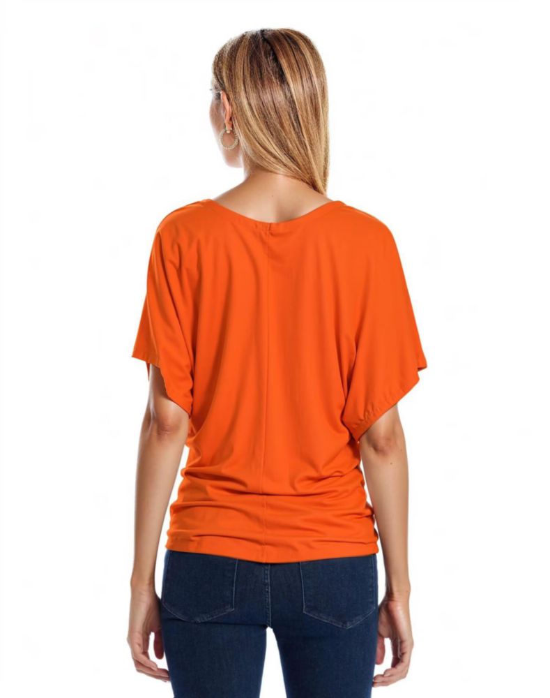 Camisa Hybrid & Company KT44130 Naranja S
