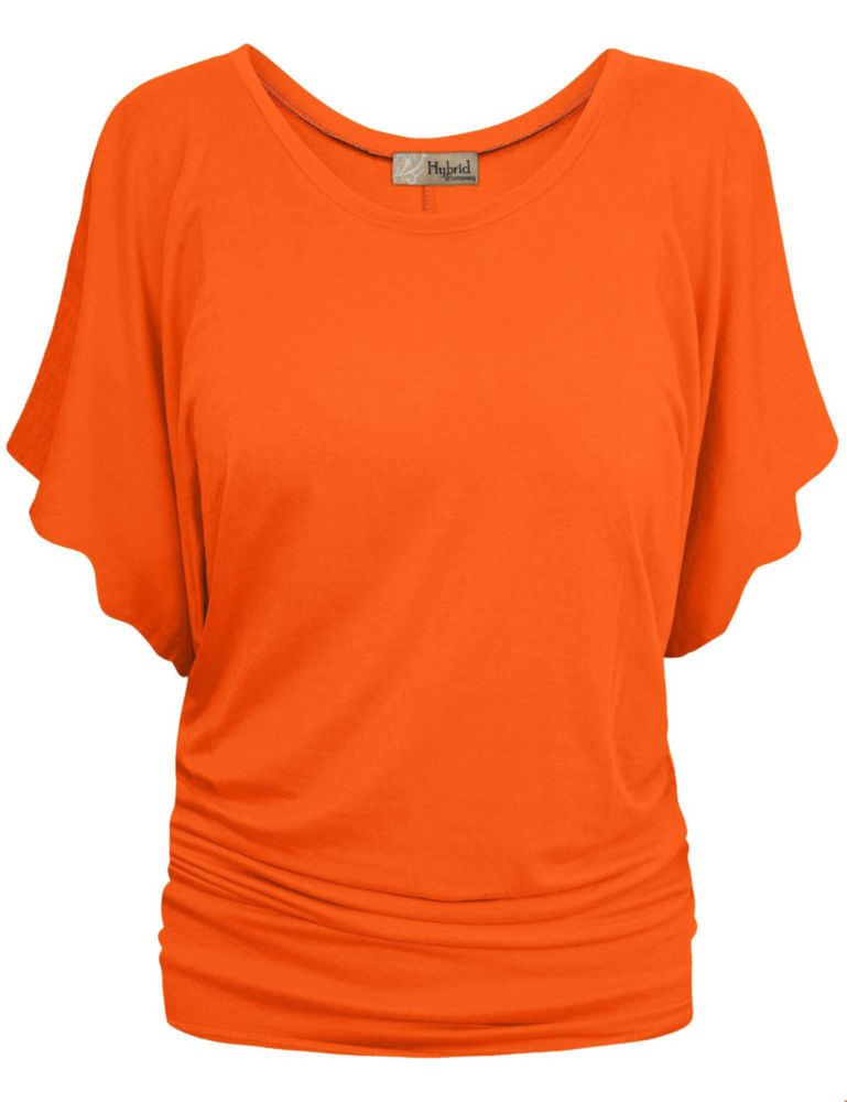 Camisa Hybrid & Company KT44130 Naranja S