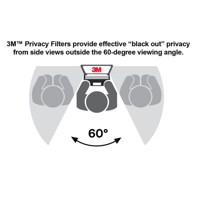 Filtro de privacidad 3M para monitor de 38‑43 cm (15‑17 pulgadas)