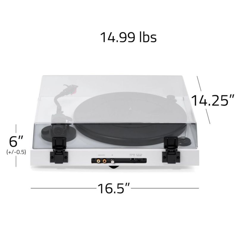 Tocadiscos Fluance RT83 Blanco Piano Ortofon 2M Red