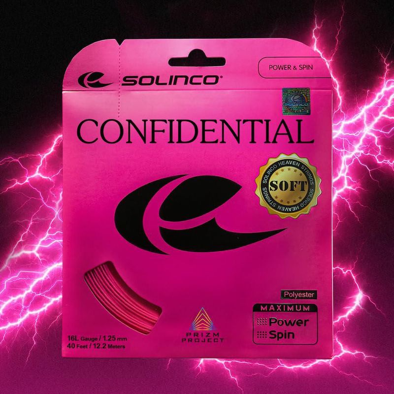 Cuerda de Tenis Solinco Confidential 122 m Rosa 17