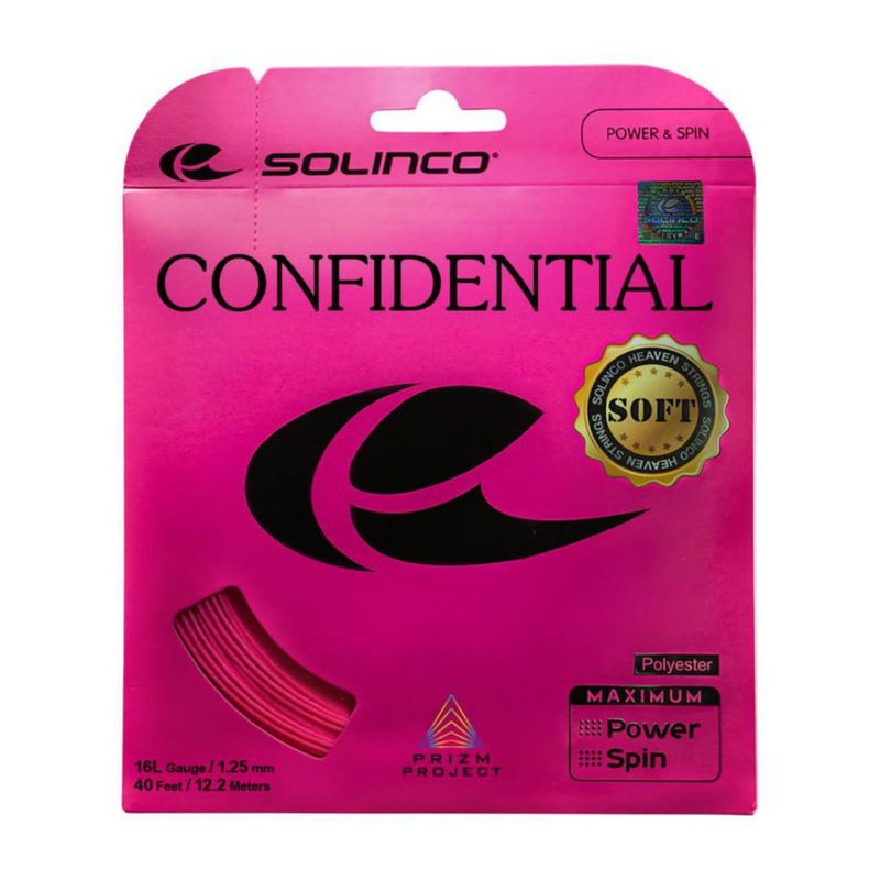 Cuerda de Tenis Solinco Confidential 122 m Rosa 17