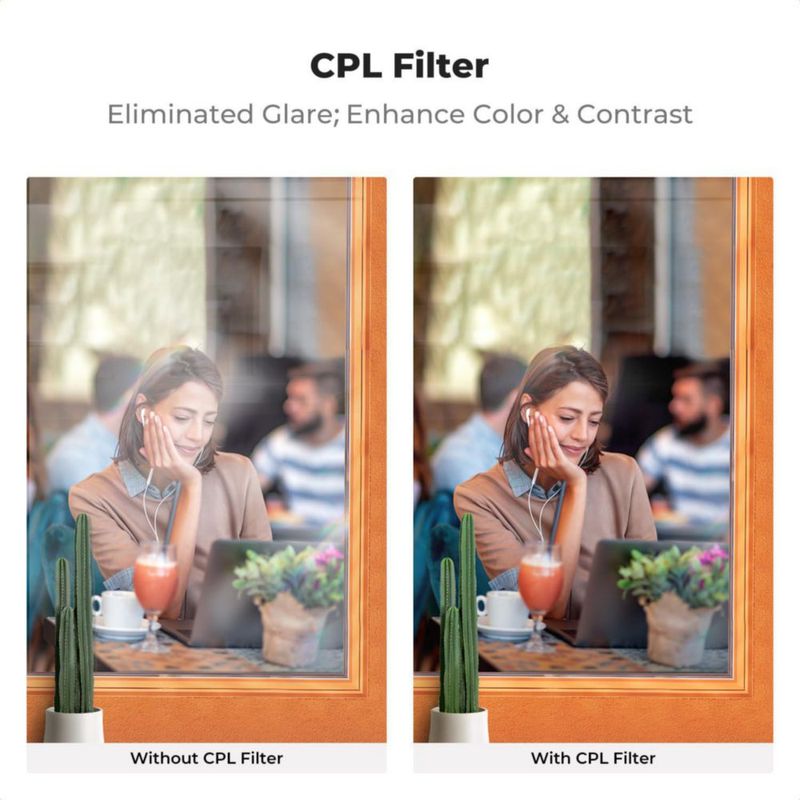 Kit de filtros de lente K&F CONCEPT 67 mm UV CPL