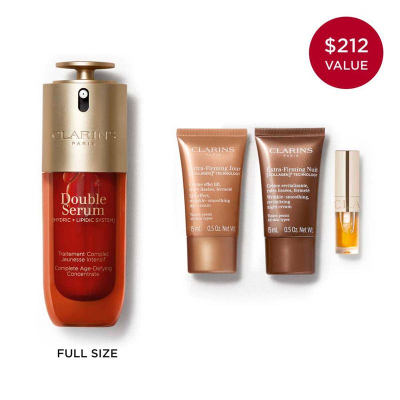 Suero facial CLARINS DOUBLE SERUM anti‑edad