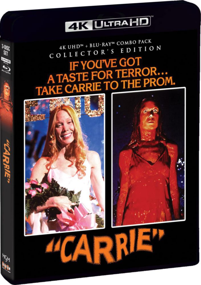 Película SHOUT! FACTORY Carrie 4K Ultra HD + Blu-ray (Edición de coleccionista)