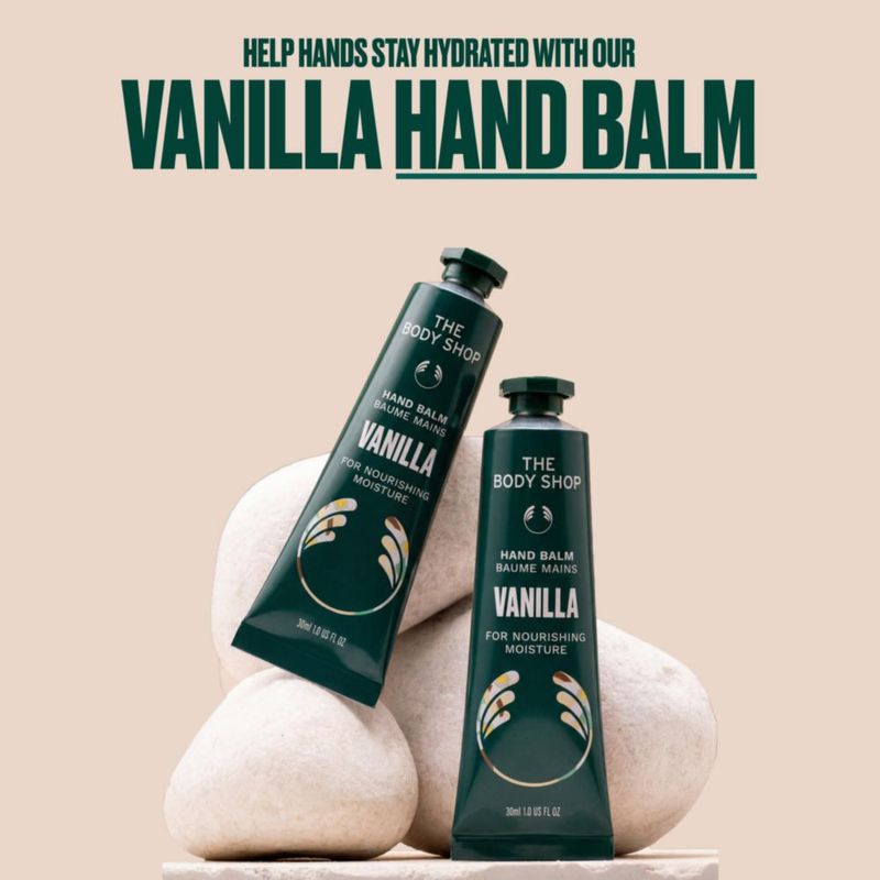 Bálsamo de Manos The Body Shop 30 ml Vainilla 96 h de Hidratación