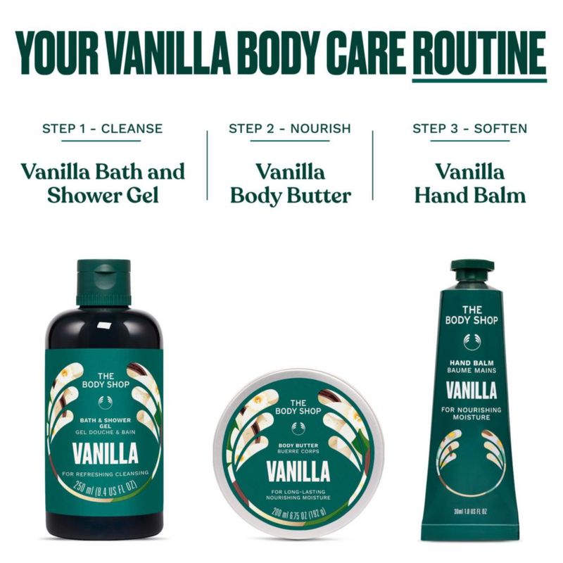 Bálsamo de Manos The Body Shop 30 ml Vainilla 96 h de Hidratación