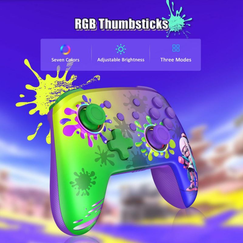 Controlador inalámbrico Bluetooth NexiGo Inkling con LED