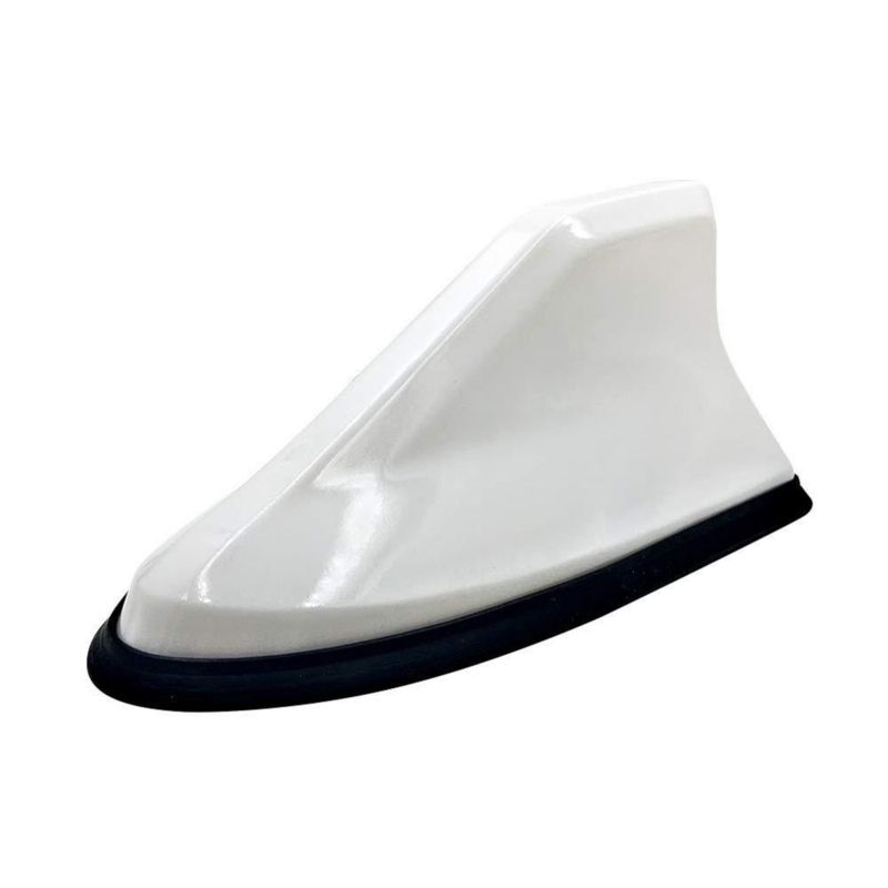 Antena universal idain de aleta de tiburón blanca 17 cm