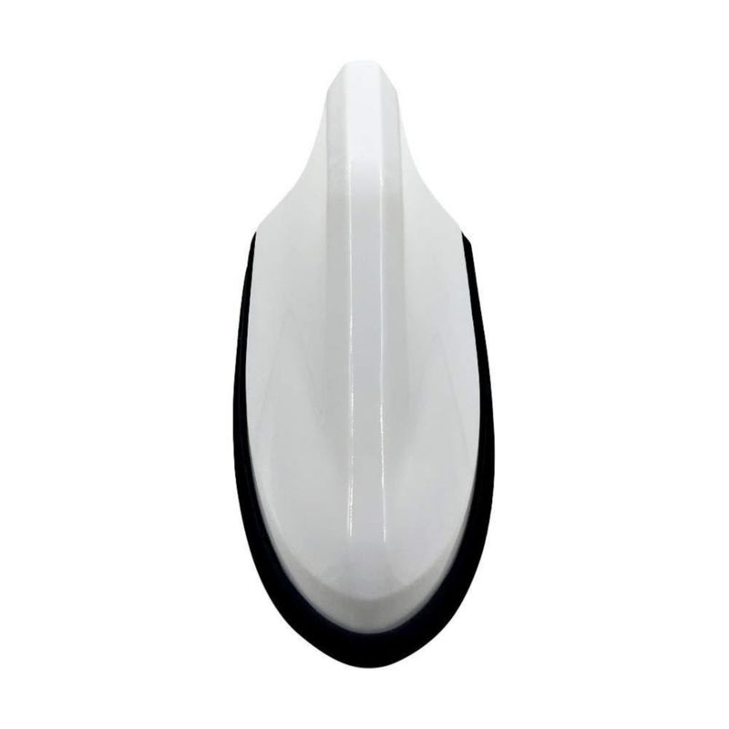 Antena universal idain de aleta de tiburón blanca 17 cm