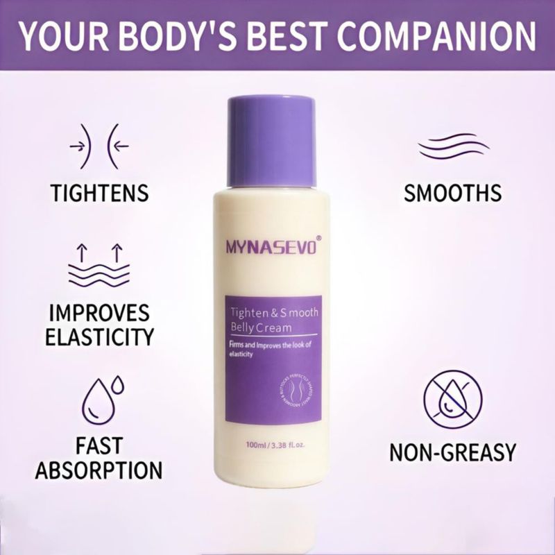 Crema reafirmante para abdomen MYNASEVO 100 ml – Tensado y firmeza de la piel