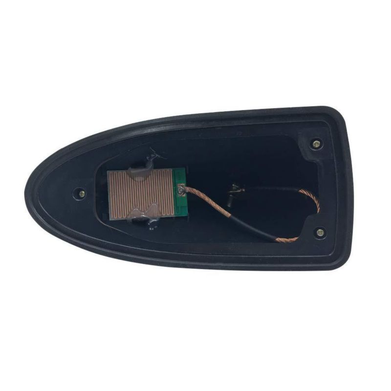 Antena idain de aleta de tiburón 17 cm negra ajuste universal