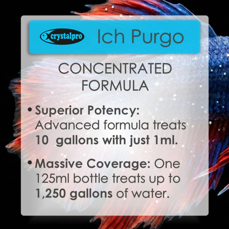 Tratamiento de agua crystalpro 125 ml contra ich