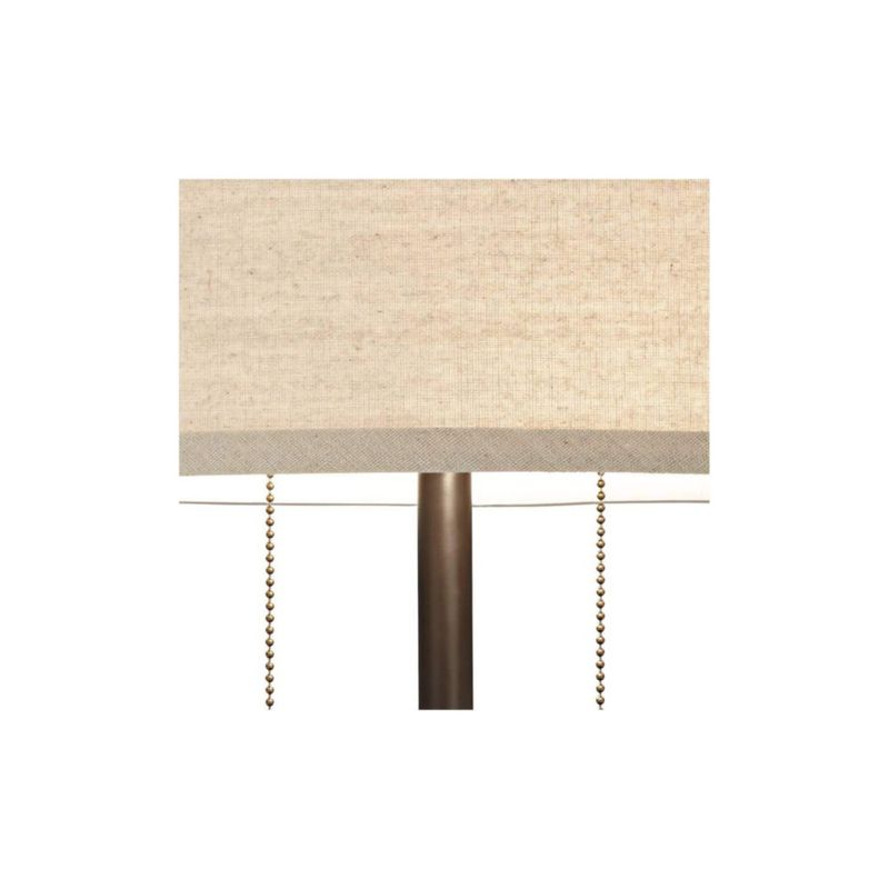Lámparas de mesa Franklin Iron Works 64 cm 2 unidades con puertos USB