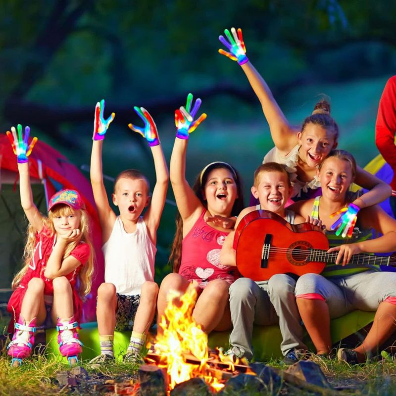 Guantes LED Zlovja Cool Toys para niños y niñas de 6 a 12 años