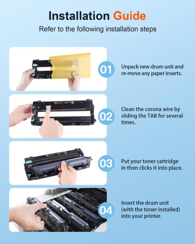 Unidad de tambor E-Z Ink Pro DR221 pack de 4