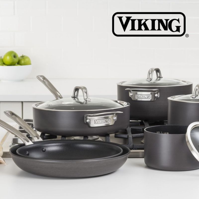 Sartén Viking de 25 cm antiadherente gris anodizado duro