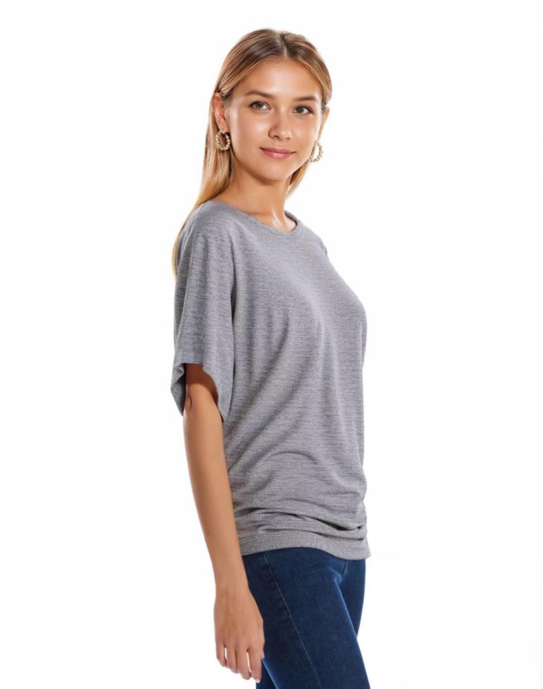 Camisa Hybrid & Company KT44130 Gris Jaspeado XL
