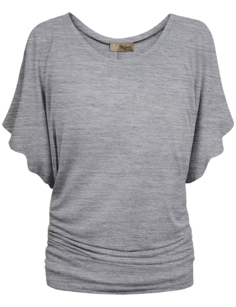 Camisa Hybrid & Company KT44130 Gris Jaspeado XL
