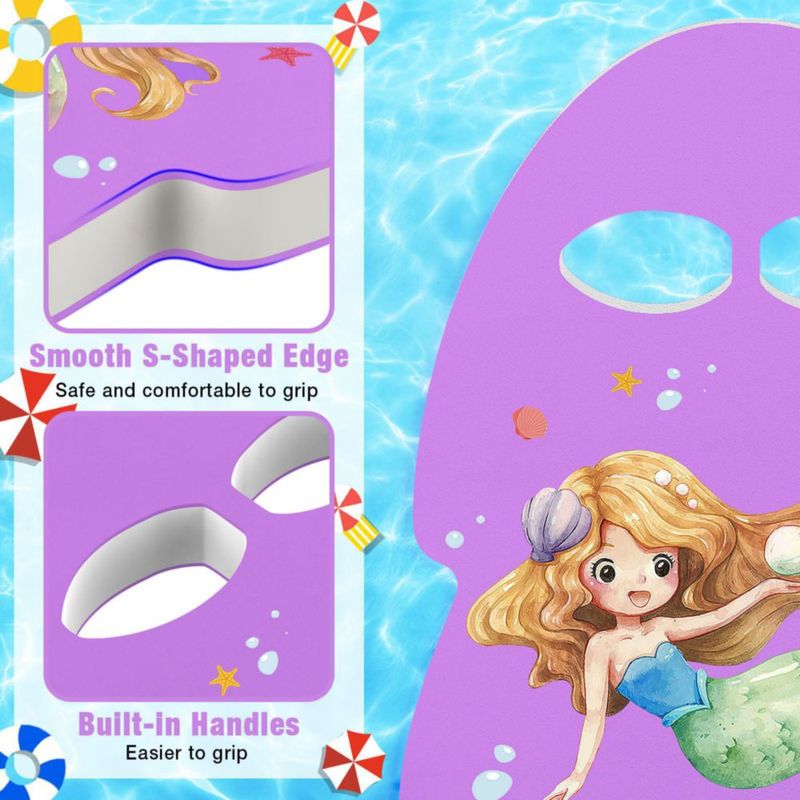 Tabla de natación MoKo 37.5 x 27.5 x 3 cm Sirena para niños