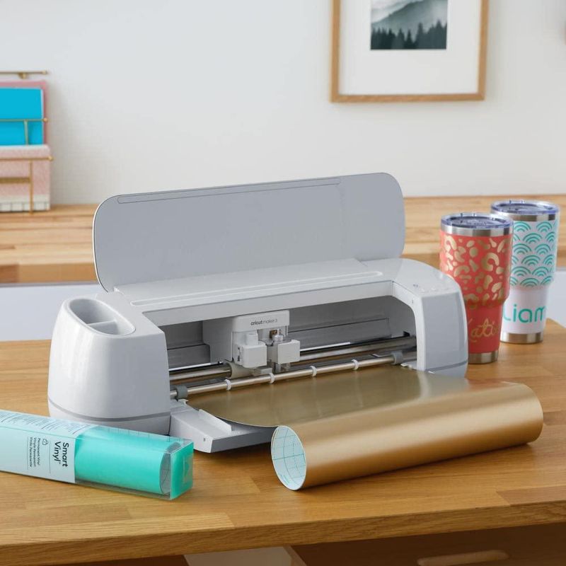 Vinilo Cricut Smart Permanente Plateado 91 cm x 33 cm