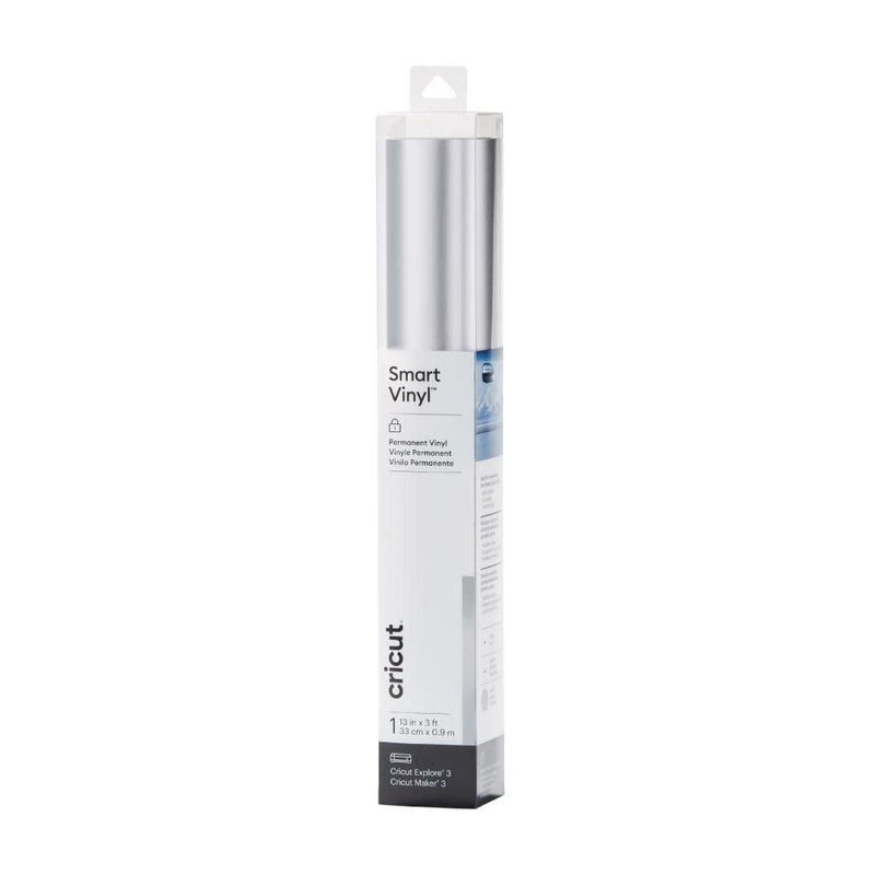 Vinilo Cricut Smart Permanente Plateado 91 cm x 33 cm