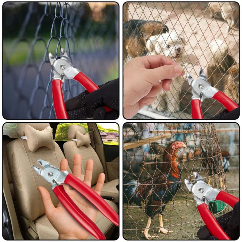 Alicates Doresoola 18 cm para anillos tipo hog – Kit de tapicería automotriz