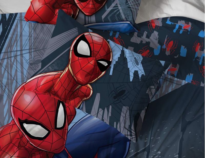 Juego de ropa de cama Jay Franco Queen 5 piezas Spiderman multicolor