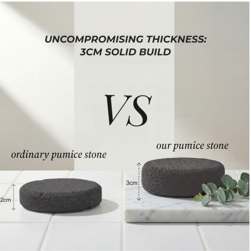 Piedra Pómez para Pies JINTONE Pack de 2 Negro y Blanco