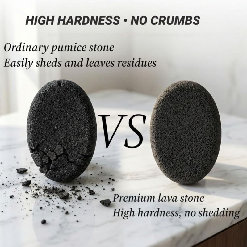 Piedra Pómez para Pies JINTONE Pack de 2 Negro y Blanco