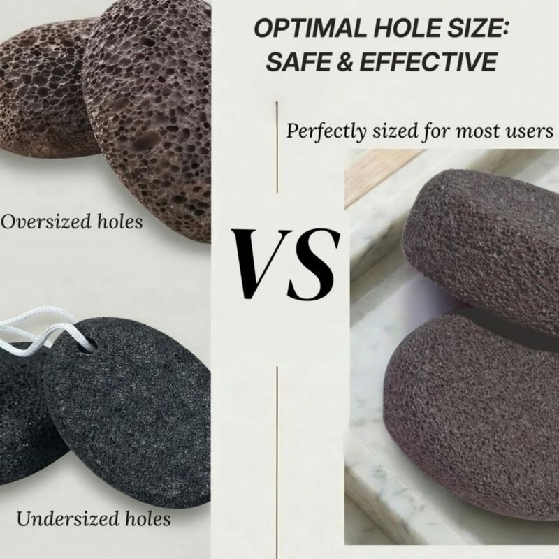 Piedra Pómez para Pies JINTONE Pack de 2 Negro y Blanco