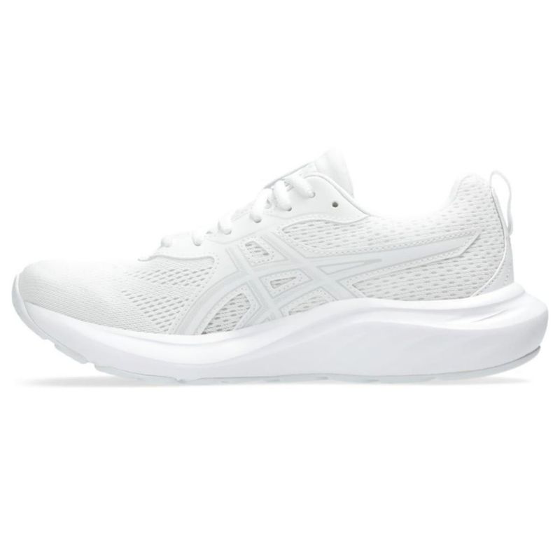 Zapatillas de running para mujer ASICS Gel-Contend 9 blanco/gris glaciar US 10