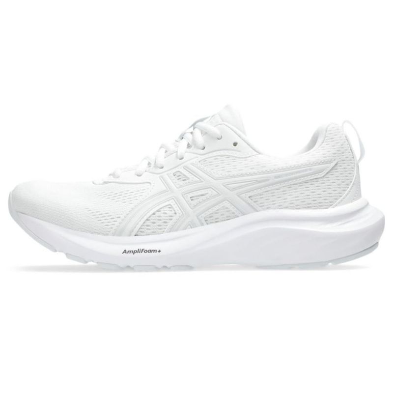 Zapatillas de running para mujer ASICS Gel-Contend 9 blanco/gris glaciar US 10