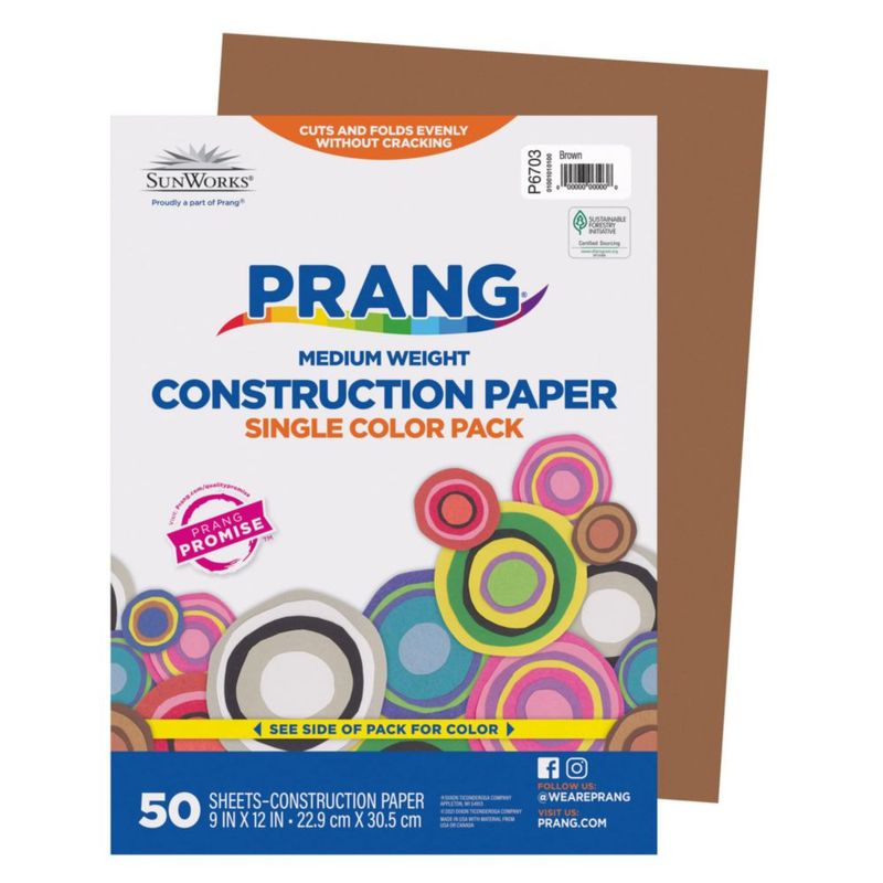 Papel de Construcción Prang 23x30 cm Peso Estándar