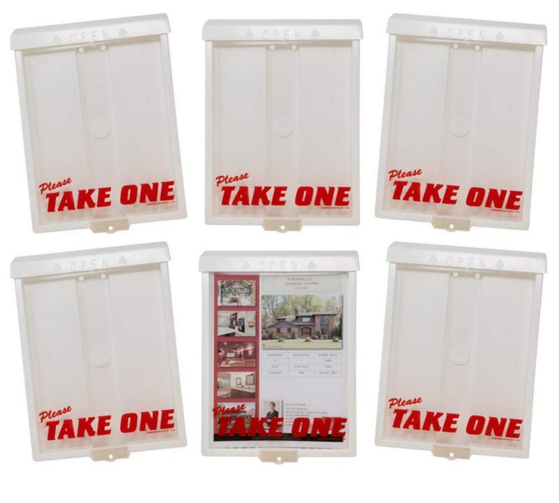 Caja para Folletos Mediz 26 cm capacidad para 100 volantes 8.5×11 in