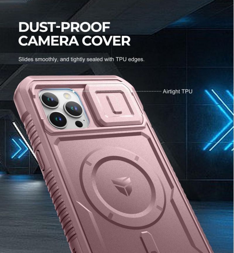 Funda Dexnor para iPhone 13 Pro Max MagSafe Rosa
