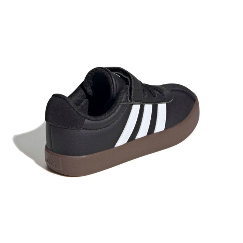 Zapatillas adidas VL Court 3.0 con cordón elástico - Talla 11K