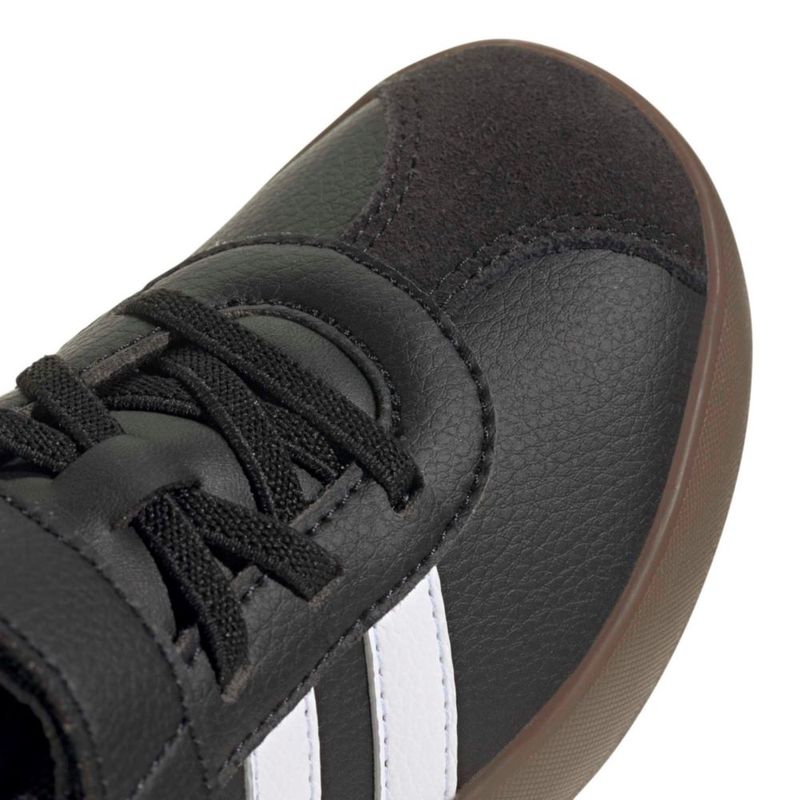 Zapatillas adidas VL Court 3.0 con cordón elástico - Talla 11K