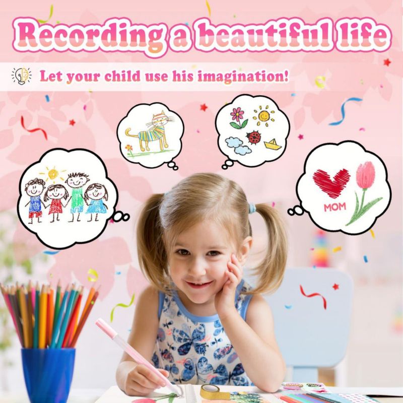 Kit de Diario DIY Nsrzua para Niñas de 8 a 14 Años - Artes y Manualidades