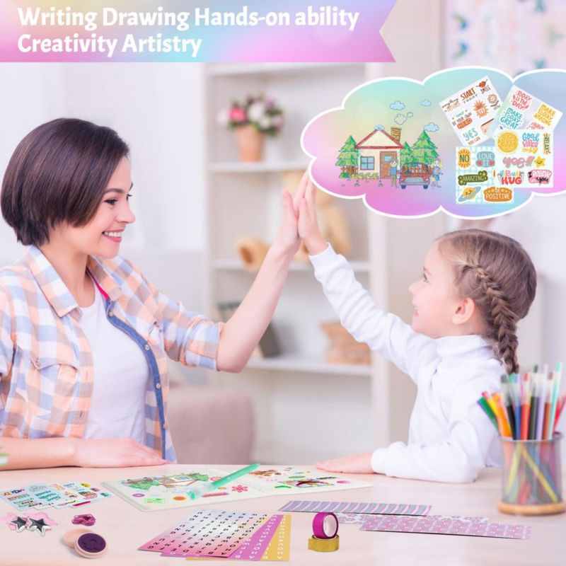 Kit de Diario DIY Nsrzua para Niñas de 8 a 14 Años - Artes y Manualidades