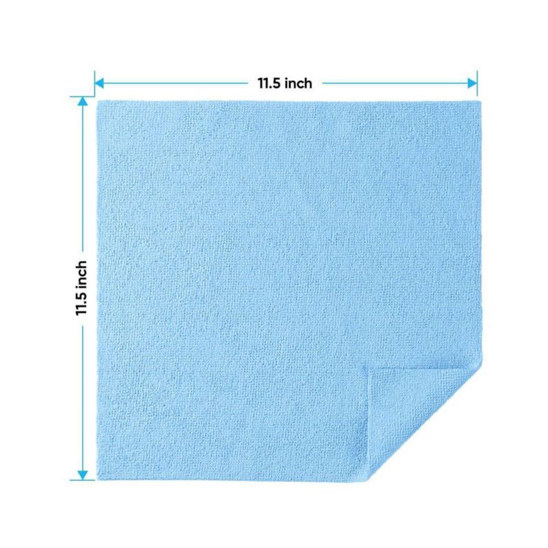 Paño de limpieza de microfibra HOMEXCEL 20 uds azul