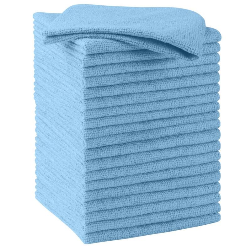 Paño de limpieza de microfibra HOMEXCEL 20 uds azul