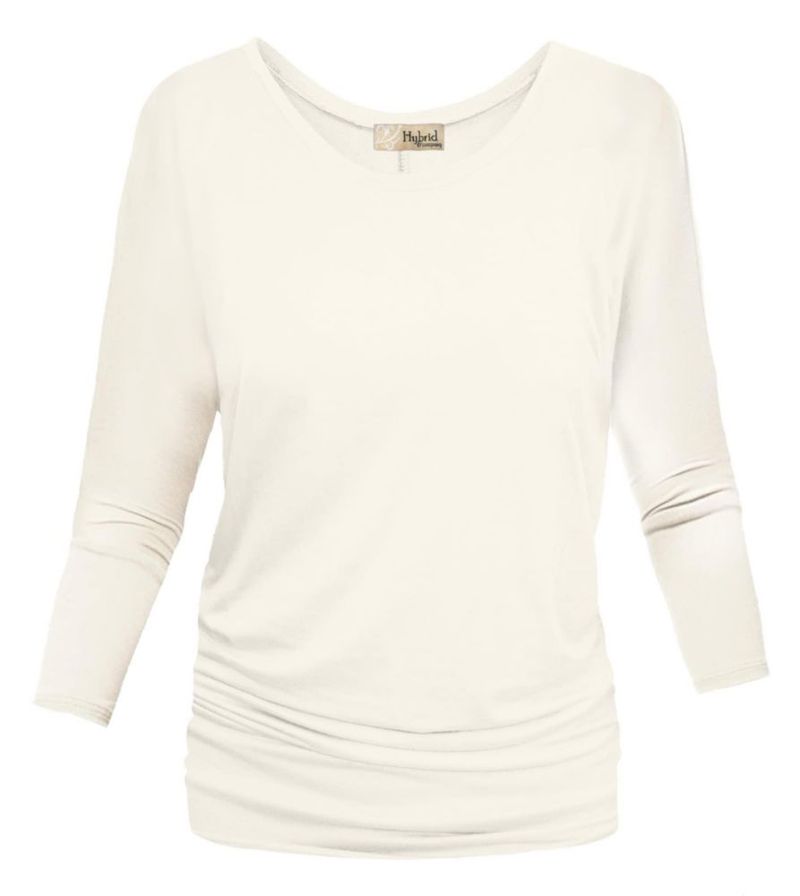 Camisa Hybrid & Company KT44134 Marfil XL