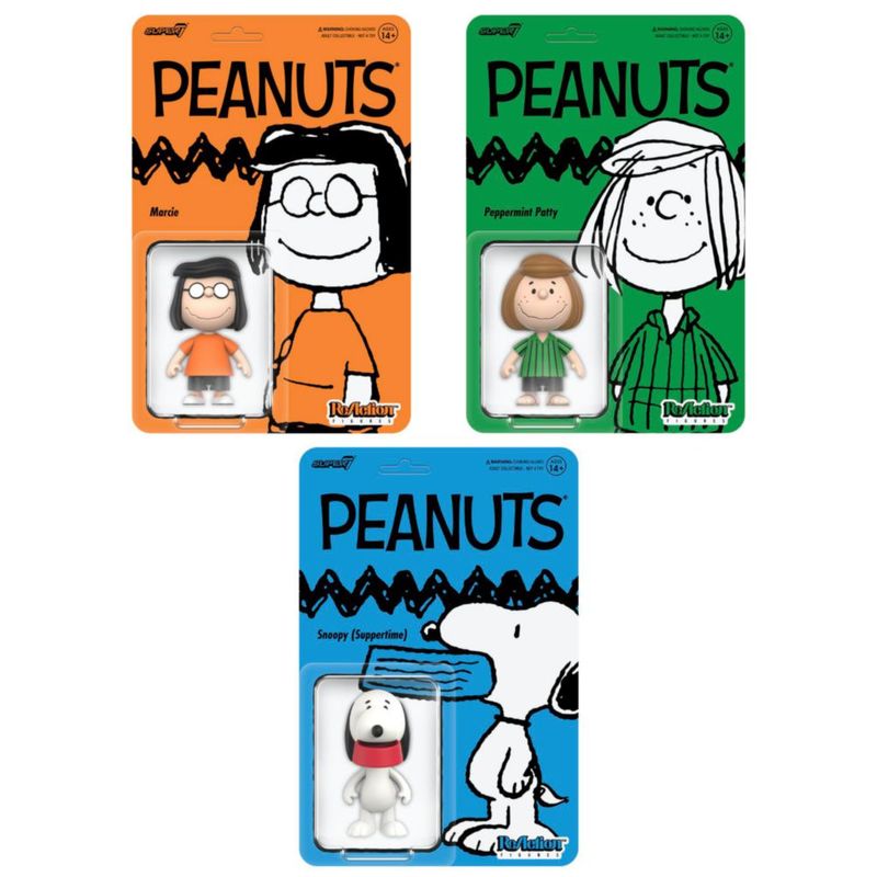 Figura de acción Super7 Peppermint Patty de 375" Peanuts