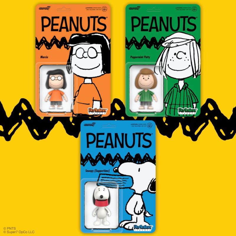 Figura de acción Super7 Peppermint Patty de 375" Peanuts
