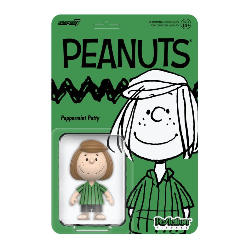 Figura de acción Super7 Peppermint Patty de 375" Peanuts