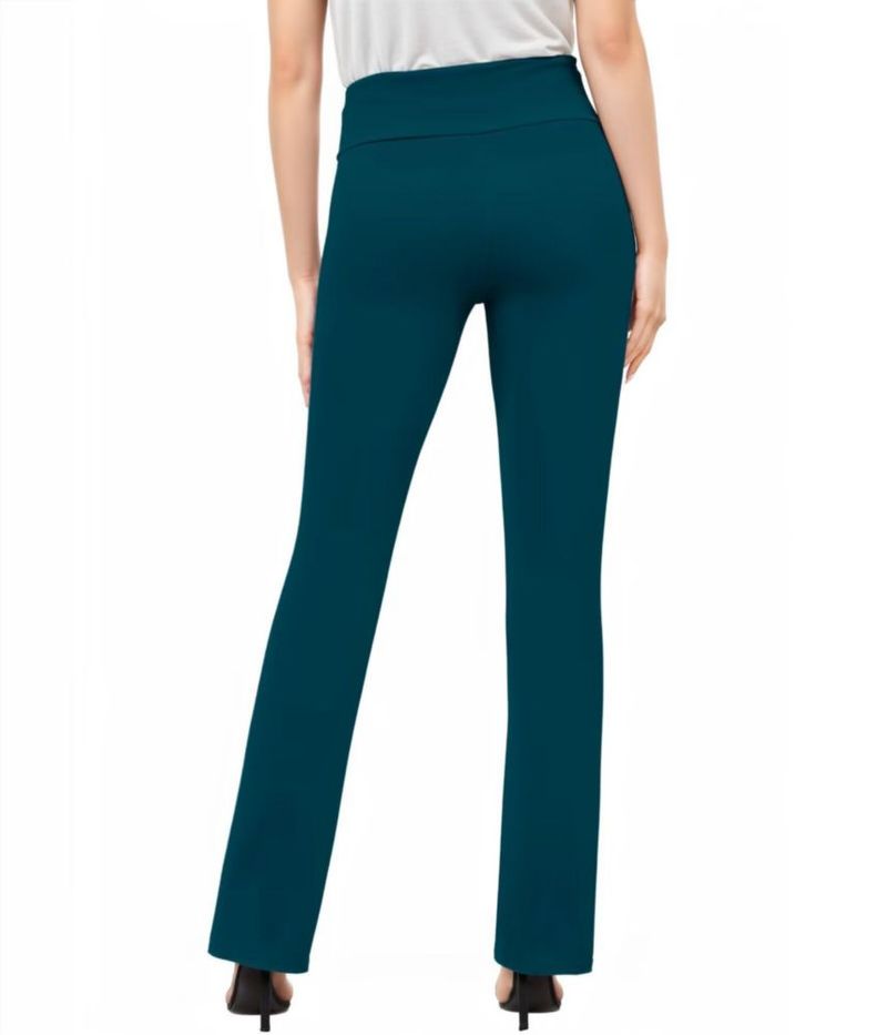 Pantalones Slim Bootcut Hybrid & Company P44972BL Verde Azulado XL