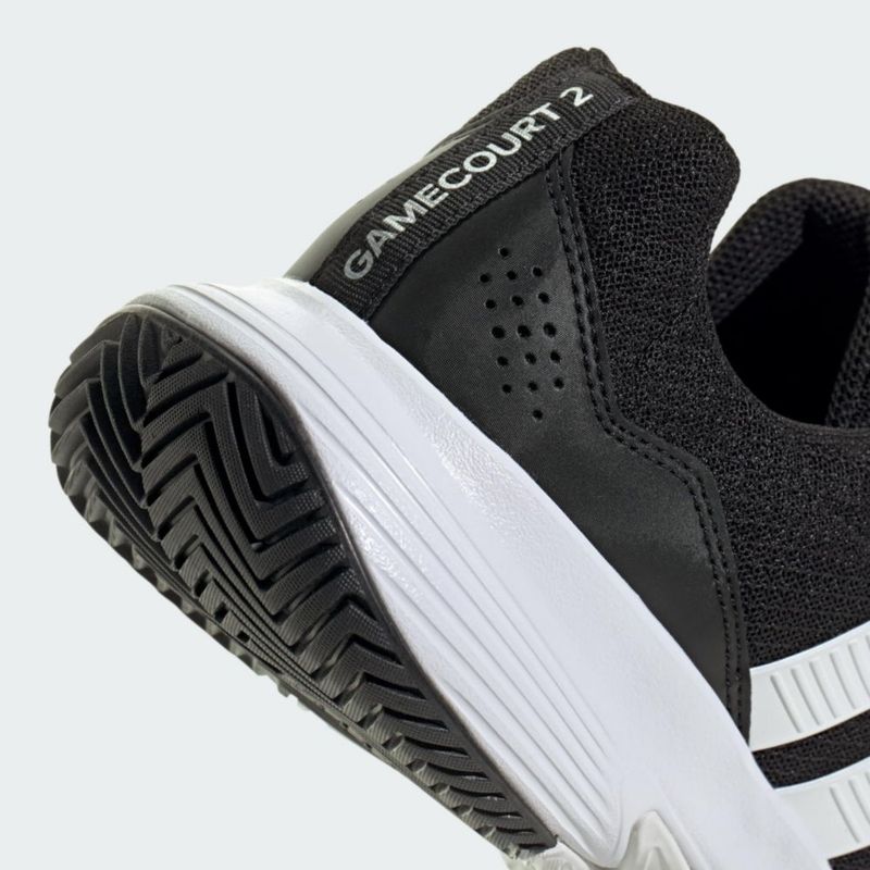 Zapatos adidas Gamecourt 2 M 27 cm Negro/Blanco/Plateado