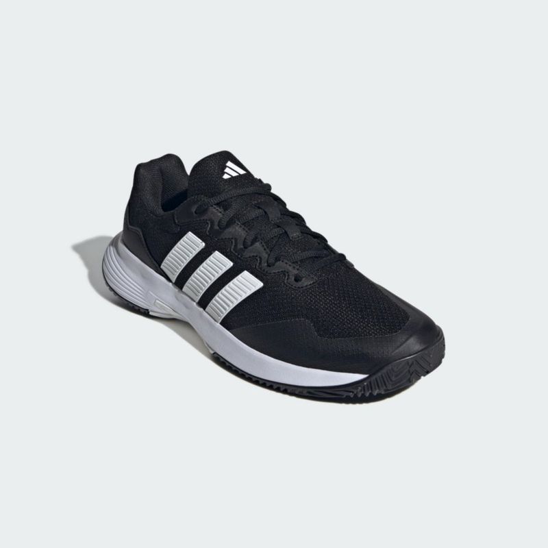 Zapatos adidas Gamecourt 2 M 27 cm Negro/Blanco/Plateado