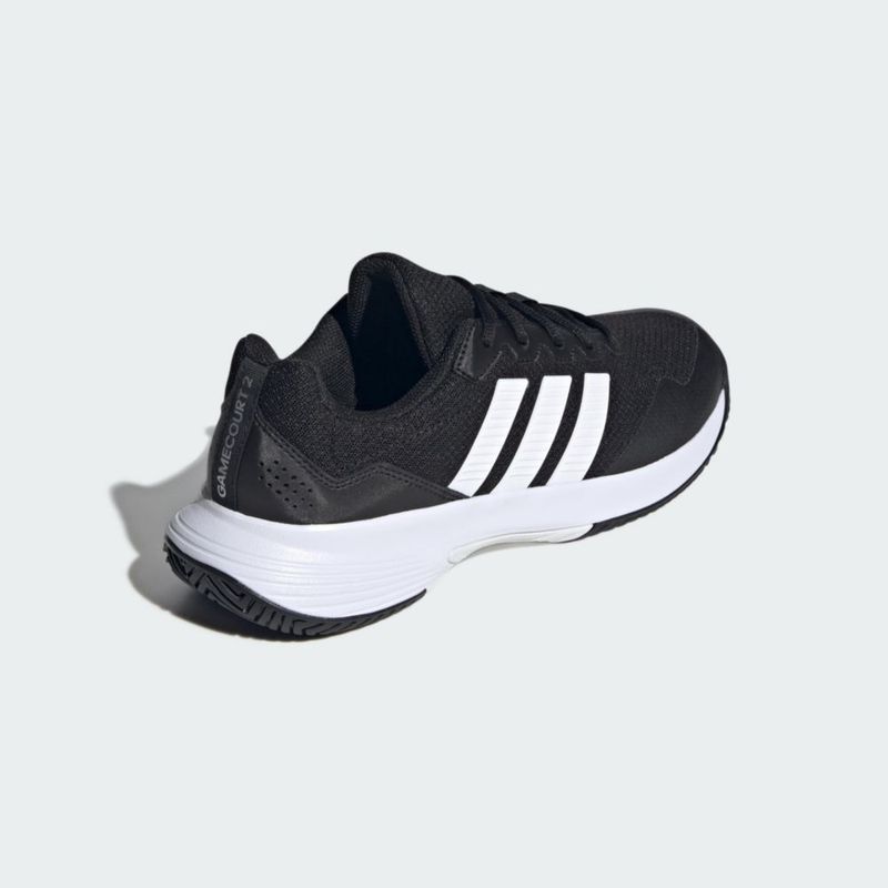 Zapatos adidas Gamecourt 2 M 27 cm Negro/Blanco/Plateado